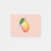 Post-it® Fruit de mangue jaune rose (Devant)