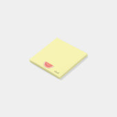 Post-it® Fruit de pastèque personnalisé sur jaune (Incliné)