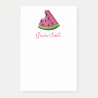 Fruit de pastèque rose personnalisé Poster son