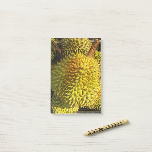 Post-it® Fruit durian (Sur un bureau)