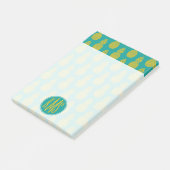 Post-it® Fruit tropical ananas | Monogramme (Incliné)