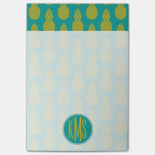 Post-it® Fruit tropical ananas Monogramme