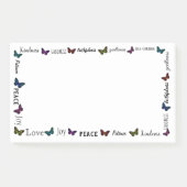 Post-it® Fruits de l'esprit Bible Verse Papillon (Devant)