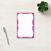Post-it® Fuchsia Parties scintillant Semble rose Chaud Impr (Bureau)