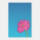 Post-it® Fuchsia Pink Flower Vertical Notes (Devant)