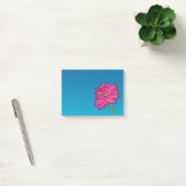 Post-it® Fuchsia Pink Flower Wide Notes (Bureau)