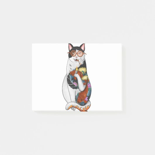Post-it® fumeur de chat (Devant)