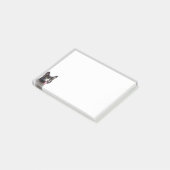 Post-it® Fun Chat Kitten Sticking langue out Mignonne anima (Incliné)