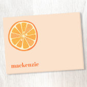 Post-it® Fun Citrus Orange Slice Personnalisé Nom