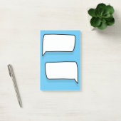 Post-it® Fun Conversation Bubble Messages Comic Conversatio (Bureau)