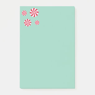 Post-it® Fun et Fancy rose Noël Peppermenthe bonbon