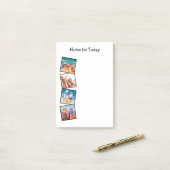 Post-it® Fun Family Vacation Photos Notes pour Aujourd'hui (Sur un bureau)