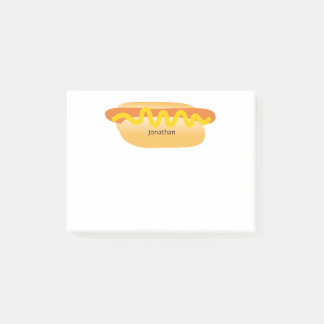 Post-it® Fun Hot Dog Nom personnalisé