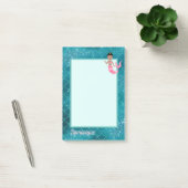 Post-it® Fun Mermaid en rose avec Aqua Scales (Bureau)