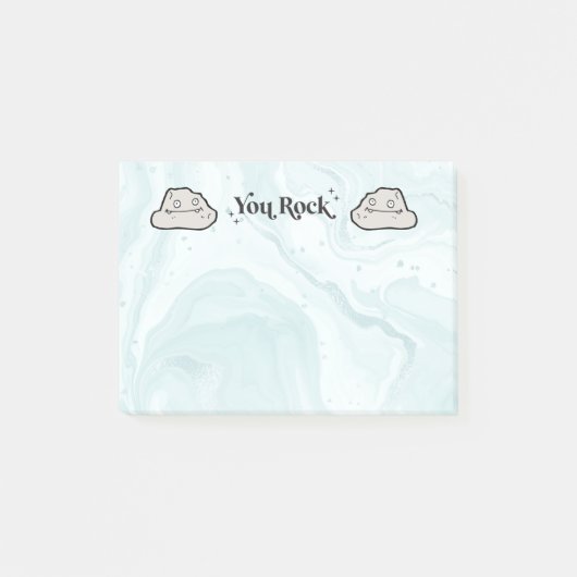Post-it® Fun Notepad | You Rock | Emotional Support Notes (Devant)