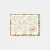 Post-it® Fun Tropical Pineappy Fruit Floral Pattern (Devant)