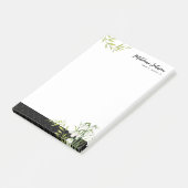 Post-it® Funéraire Classique Élégant Snowdrops Laurel Damas (Incliné)