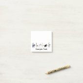Post-it® funny cats design post it (Sur un bureau)