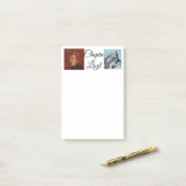Post-it® Funny Chopin Liszt "Shopping List"  (Sur un bureau)