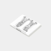 Post-it® Funny Christmas Decoration Cartoon Humor (Incliné)