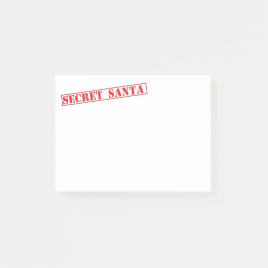 Post-it® Funny Christmas Secret Père Noël Post it Notes (Devant)