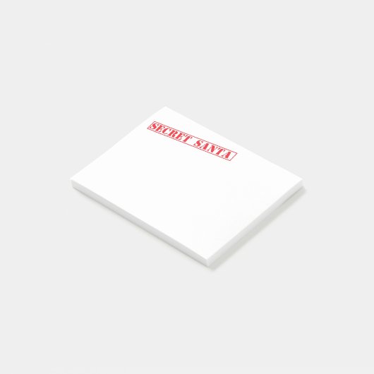 Post-it® Funny Christmas Secret Père Noël Post it Notes (Incliné)