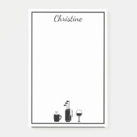 Funny Coffee Golf Vin Personnalisé Post-it Notes