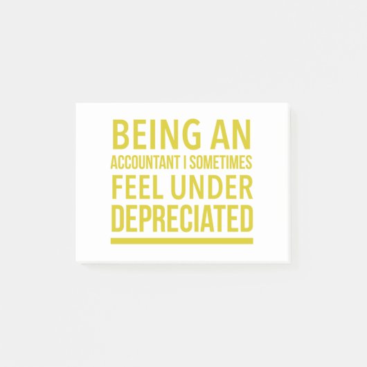 Post-it® Funny Comptable Pun (Devant)