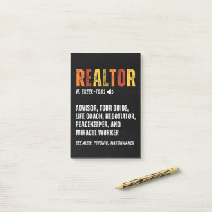 Post-it® Funny Courtier immobilier Realtor