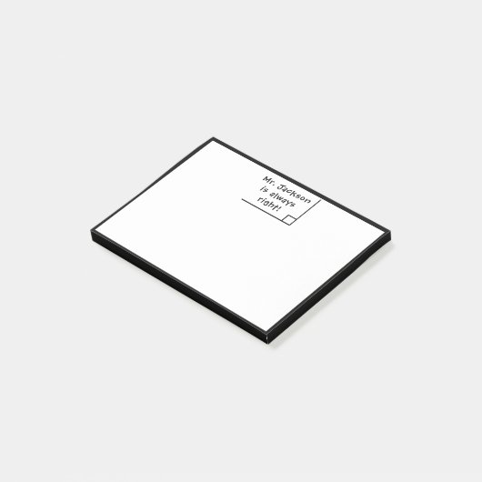 Post-it® Funny Enseignant Math Humour scolaire (Incliné)