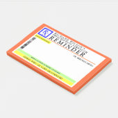 Post-it® Funny Étiquette de prescription (Incliné)