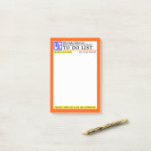 Post-it® Funny Étiquette de prescription (Sur un bureau)