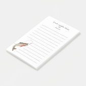 Post-it® Funny Fisherman fishing personalized (Incliné)