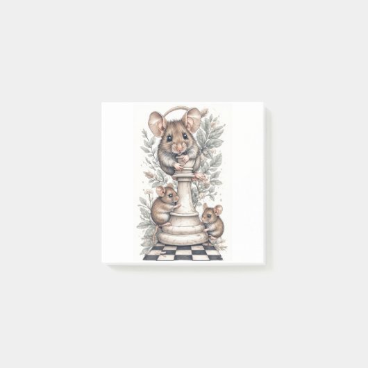 Post-it® Funny Mice Playing Notes (Devant)