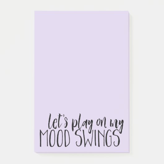 Post-it® Funny Mood Swings Bureau Fournitures PMS Humour (Devant)