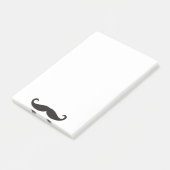 Post-it® Funny Mustache / Schnurrbart + votre texte (Incliné)
