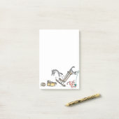 Post-it® Funny Naughty Cats (Sur un bureau)