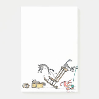 Post-it® Funny Naughty Cats