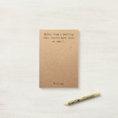 Post-it® Funny Notes personnalisées Bureau Réunion d'affair (Sur un bureau)