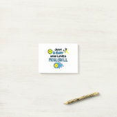 Post-it® Funny Pickleball Player Just A Boy Who Loves Pickl (Sur un bureau)