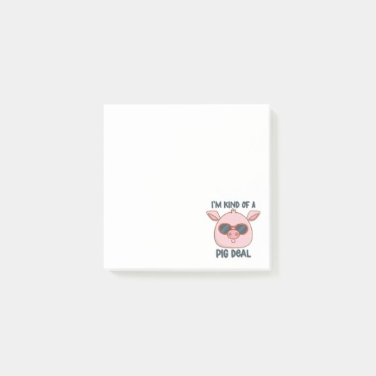 Post-it® Funny Pig Pun (Devant)