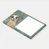 Post-it® Funny Post it Notes avec Curious Baby Llama (Incliné)