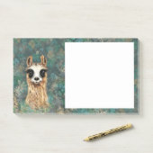 Post-it® Funny Post it Notes Curious Baby Llama (Sur un bureau)