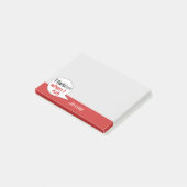 Post-it® Funny Runner Personnalisé FARTlek © Post-it Notes (Incliné)