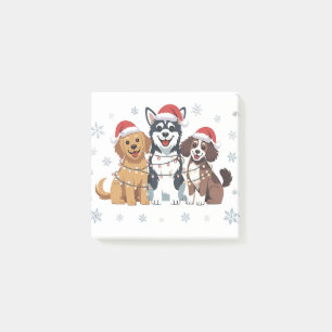 Post-it® Funny Sibérien Husky Amoureux des chiens sapin de