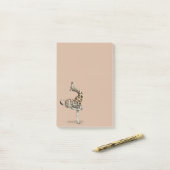 Post-it® Funny Sporty Giraffe (Sur un bureau)