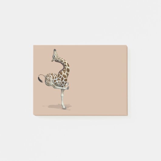 Post-it® Funny Sporty Giraffe (Devant)