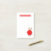 Post-it® Funny Tricot Knitter (Sur un bureau)
