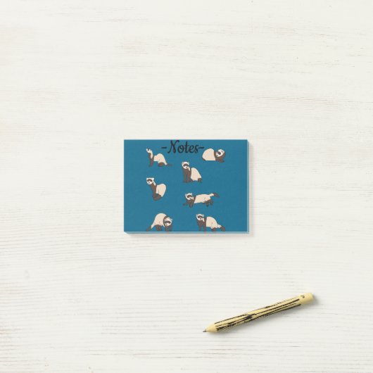 Post-it® Furets (Sur un bureau)