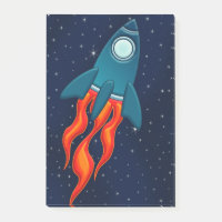 Fusée spatiale mignonne et conception d'espace ext